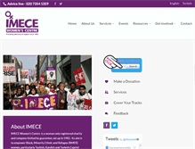 Tablet Screenshot of imece.org.uk